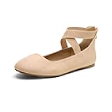 Women's Comfortable Fashion Elastic Ankle Straps Flats Shoes