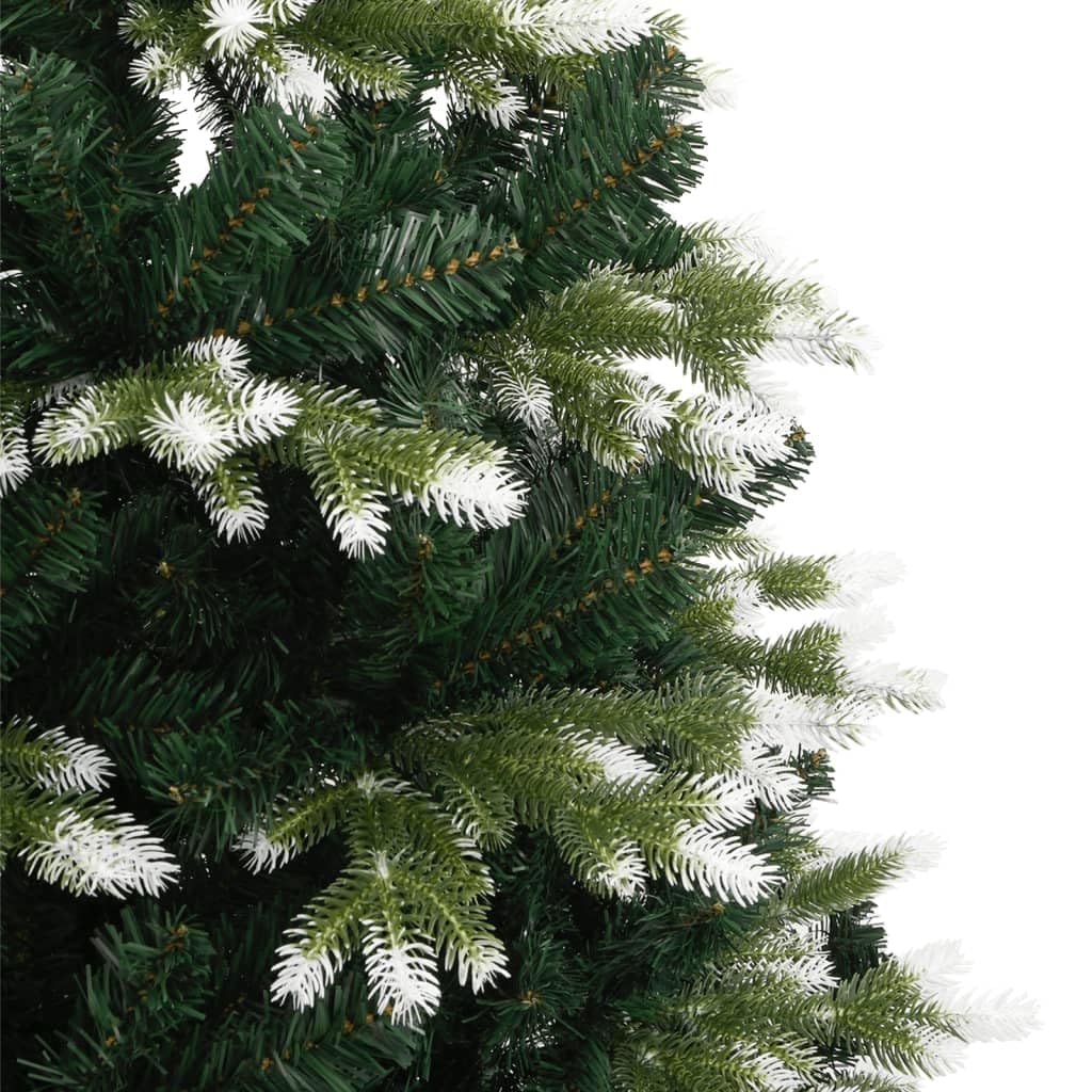 Sapin de Noël Artificiel Pliable 180 cm avec Neige Floquée