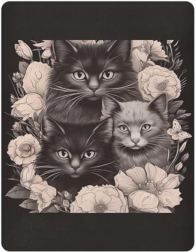 Miniatura 2 de Fitted Crib Sheets Cats Flowers Baby Crib Sheets for Boy & Girl Toddler Mattress Sheets 21216489