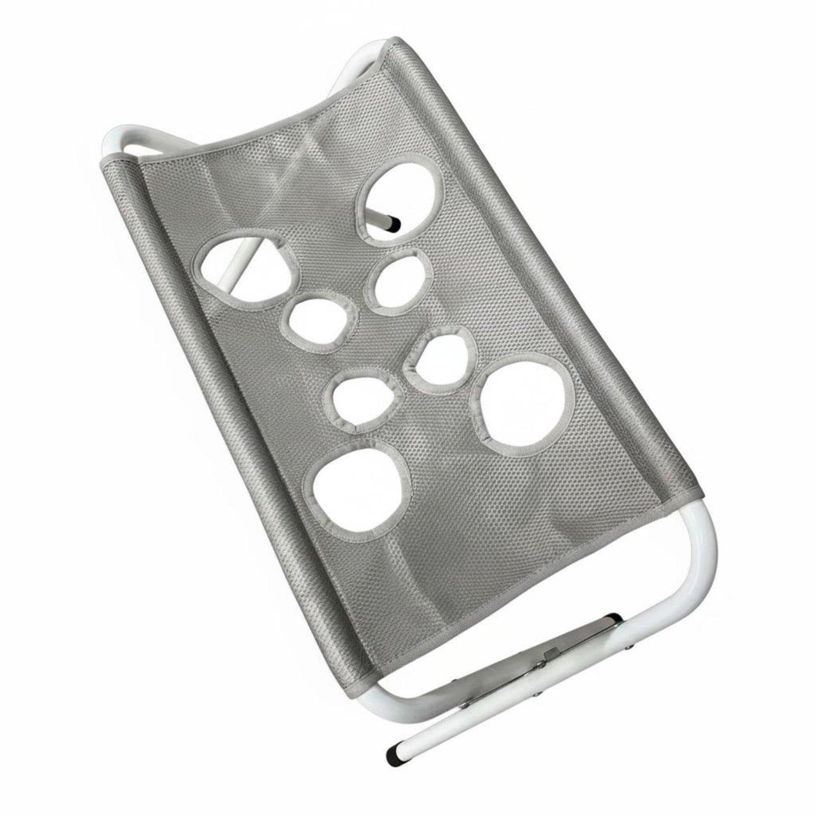 Meadawgs®Pet Grooming Hammock Hands Dog Washing Stand Breathable Mesh Foldable Pet Bathing Table for Small Dogs, Cats, Washroom Gray|Pet Supplies|Dog Supplies|Grooming|Grooming Tables-image-34