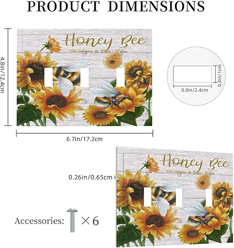 Miniatura 164 de Vista de ventana, isla tropical, playa, palmeras, cielo soleado, cubierta de interruptor de luz de palanca individual, placa decorativa de pared