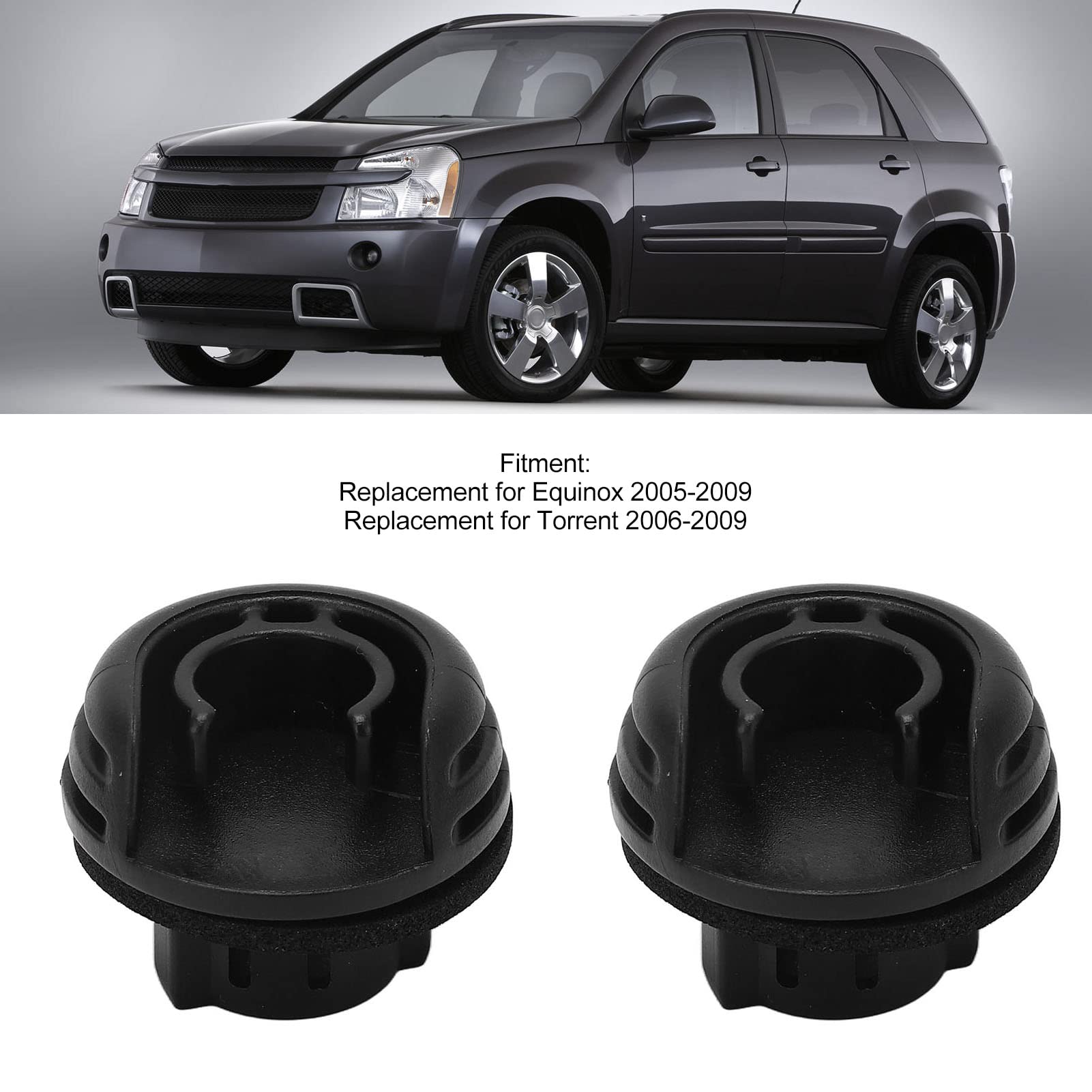 Auto Parts,2 Sets Fuel Filler Door 5481704 OE Standard ABS Black Replacement