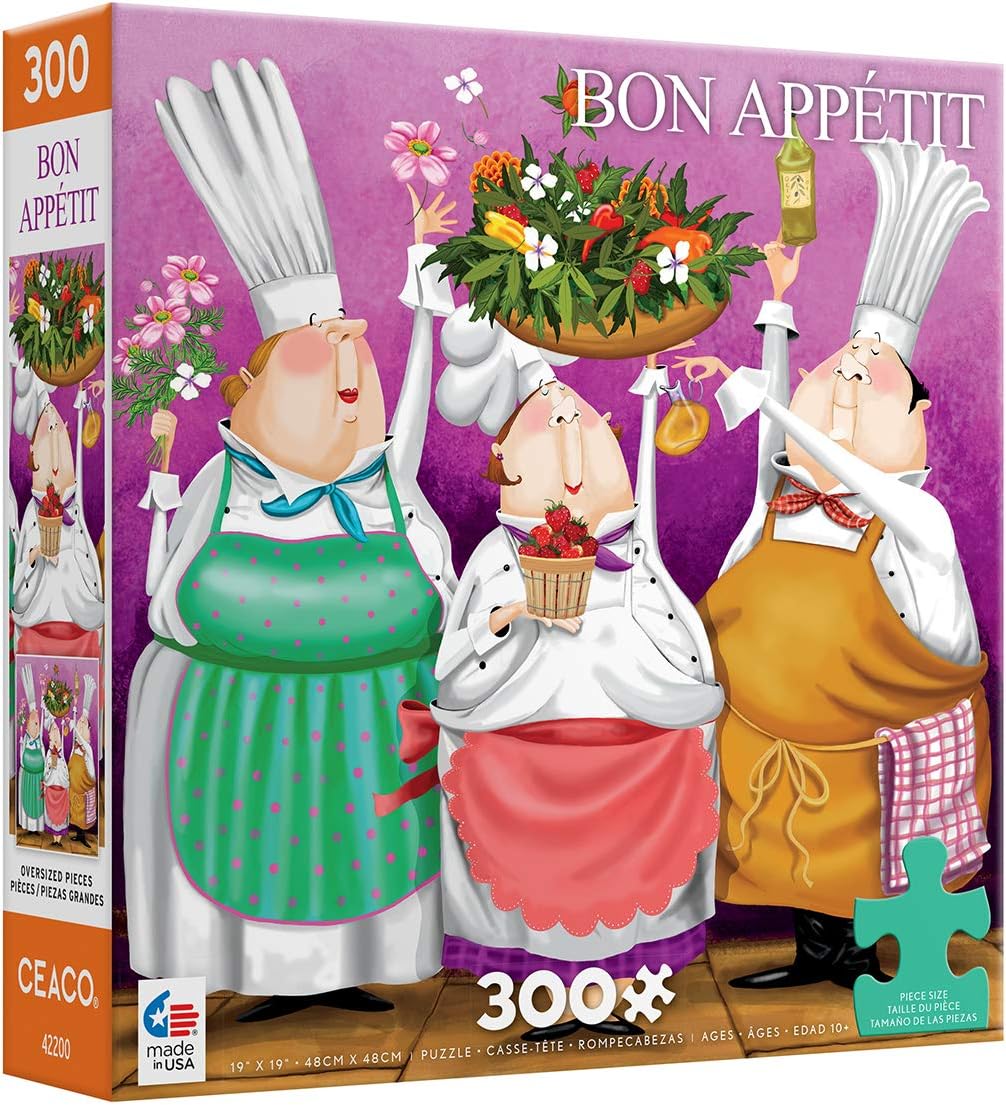 Ceaco - Bon Appetit - Summer Salad - 300 Piece Jigsaw Puzzle