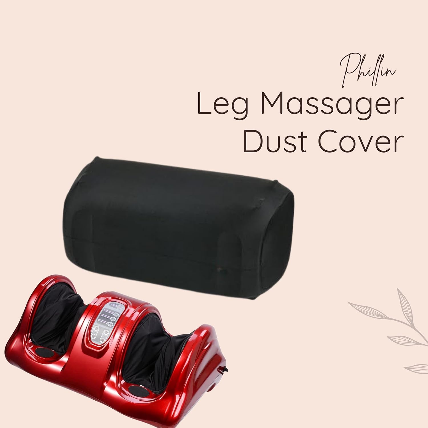 Phillin Electric Foot Massager Cover- protective and stylish accessory for enhanced Hygiene and Longwiti - (Black) Phillin Electric Foot Massager Cover- protective and stylish accessory for enhanced Hygiene and Longwiti - (Black)