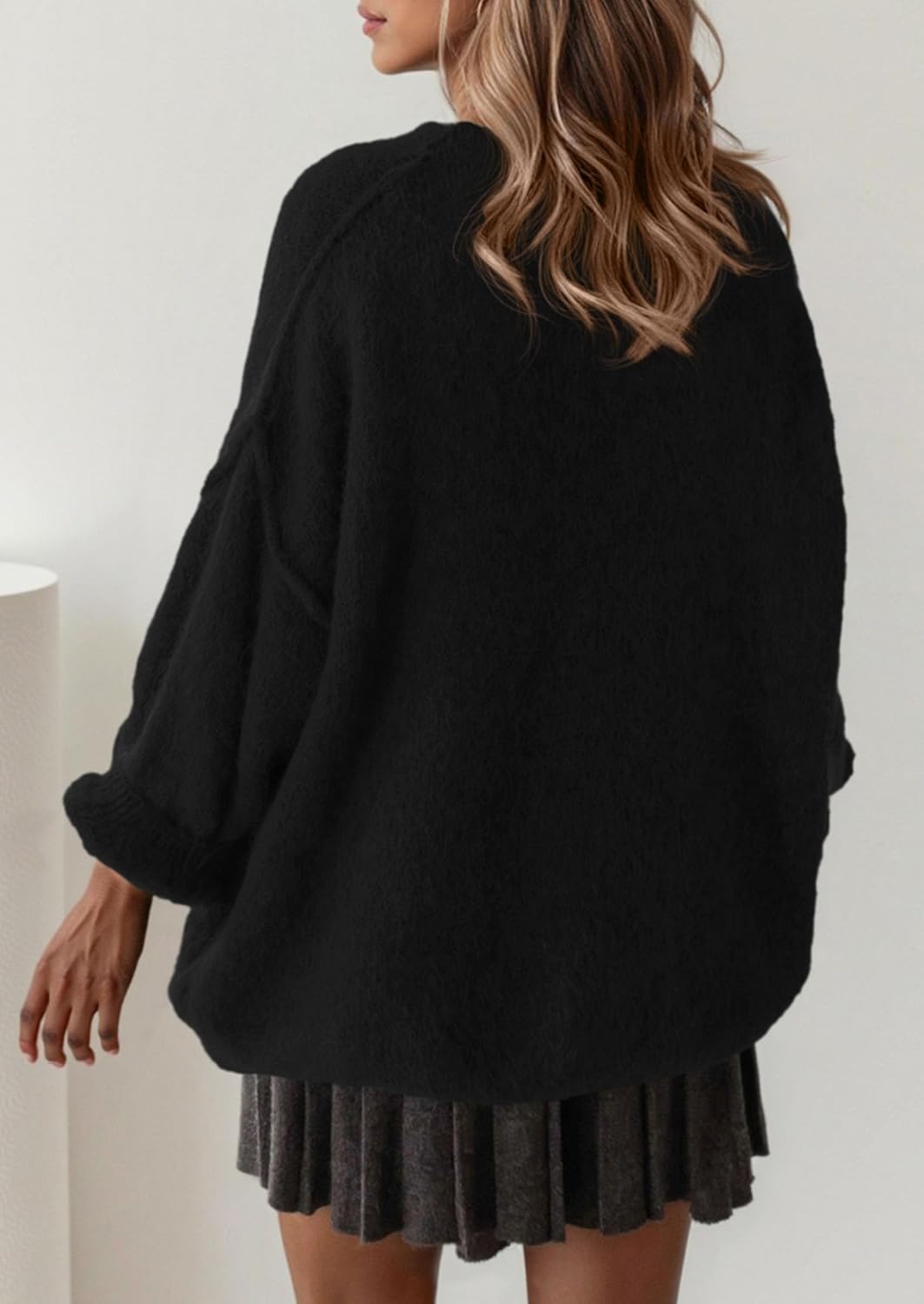 PRETTYGARDEN Oversized Sweaters for Women Fall Clothes 2026 Long Sleeve Mock Neck Tops Chunky Knit Pullover Winter Clothing - Image 5