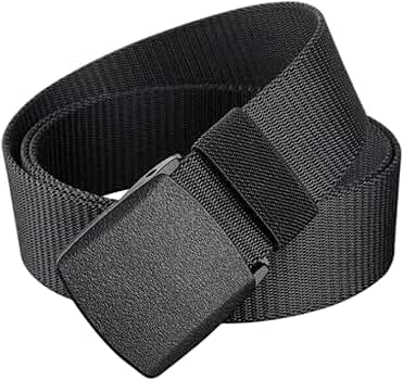 Military Tactical Webbing - Airport Friendly Non-Metal Belt for