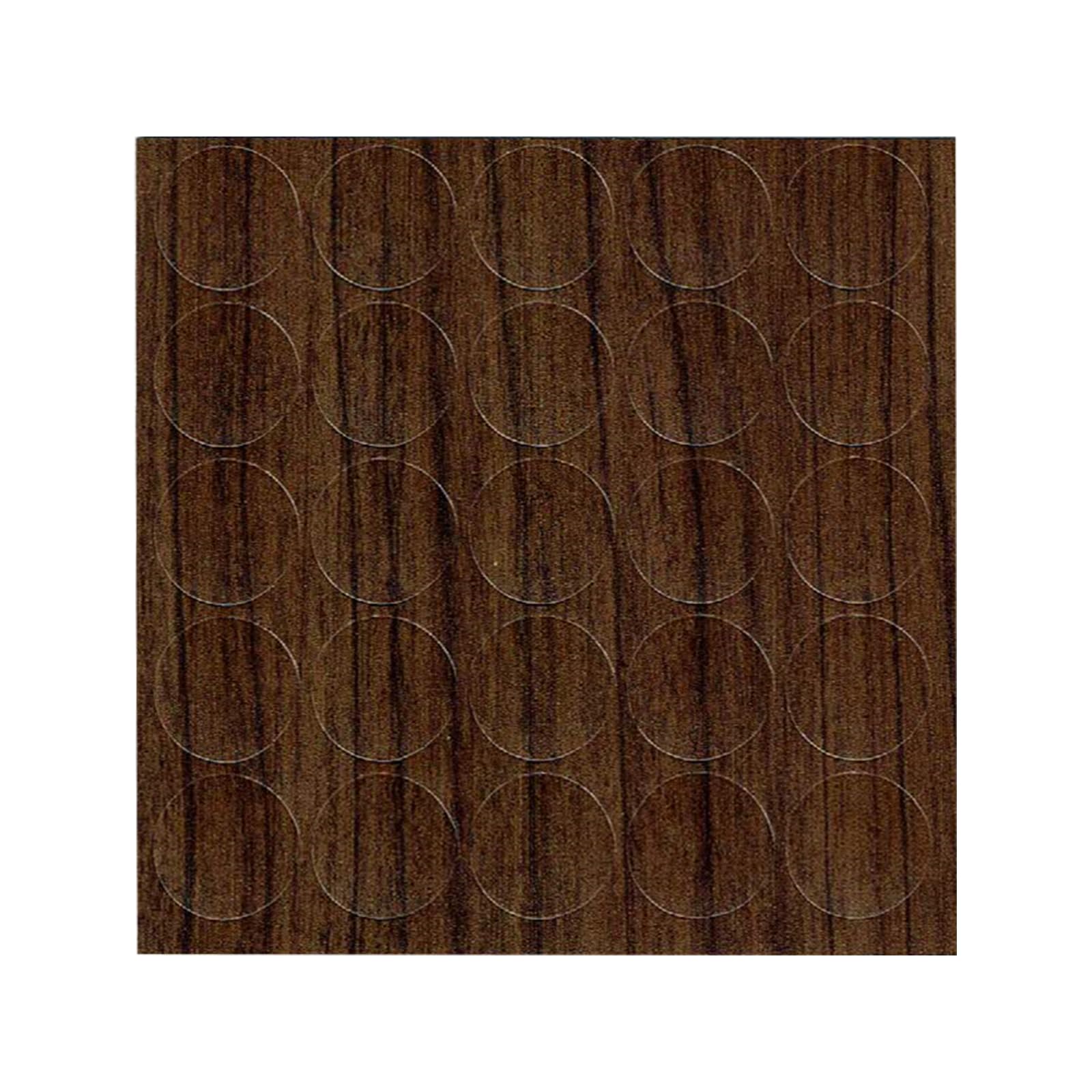 KWIKCAPS 14mm Screw Covers - Egger H3704 ST15 Tobacco Aida Walnut x 25