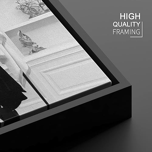 Miniatura 3 de Lienzo con marco flotante, arte para pared, foto vintage de Elvis Presley con Richard Nixon, 24 x 16 pulgadas