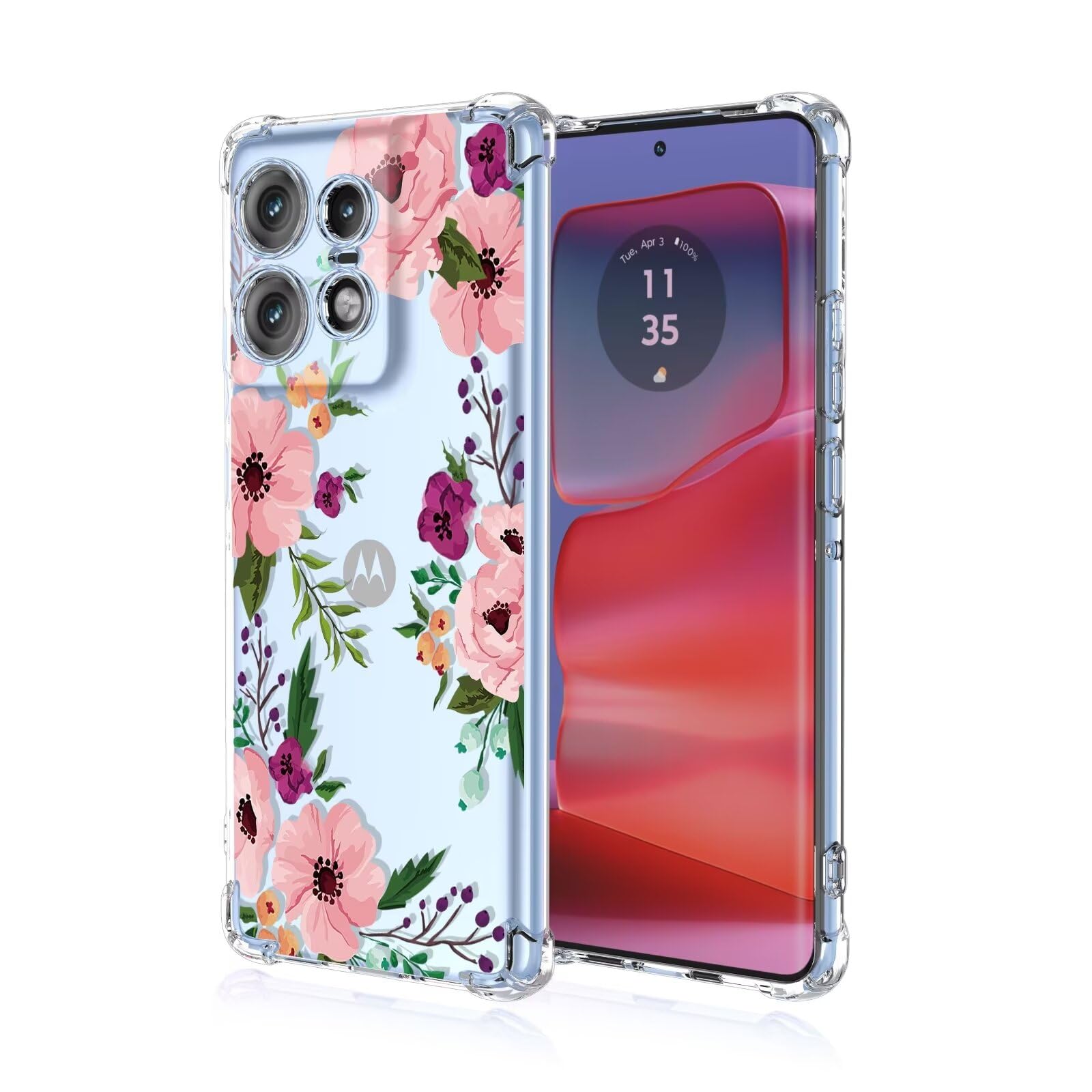 Custodia Per MOTO G42 | Cover Morbida Al Silicone | Disegno Cartoni Animati Per Ragazze
