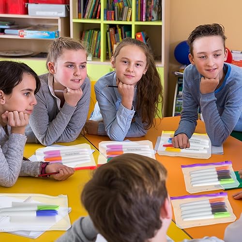 Miniatura 58 de 40 bolsillos para carpeta, 3 agujeros con cremallera, 3 bolsillos A4 con carpetas con cremallera, bolsas de plástico, bolsas de hojas sueltas, bolsa