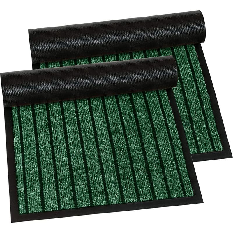Cozy Haven Rubber Doormat โ Outdoor & Indoor Heavy Duty Washable Non-Slip Doormat for Kitchen Garden, Inside & Outside Floor Mats, Waterproof and Dirt Trapper Entrance Doormats (45x75 cm, Green 2) โ image 1