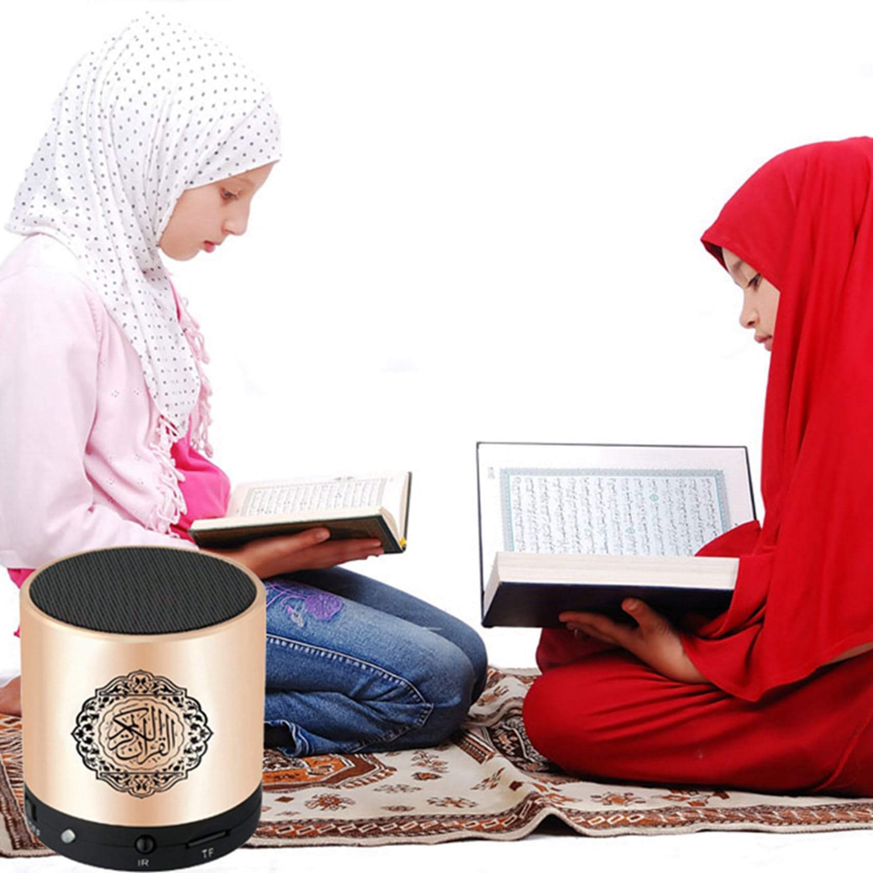 4 x głośnik muzułmański z Koranu, Smart Koran, mały przenośny pilot zdalnego sterowania, Bluetooth, MP3, FM, IF, odtwarzacz Ramadan, Hajj,