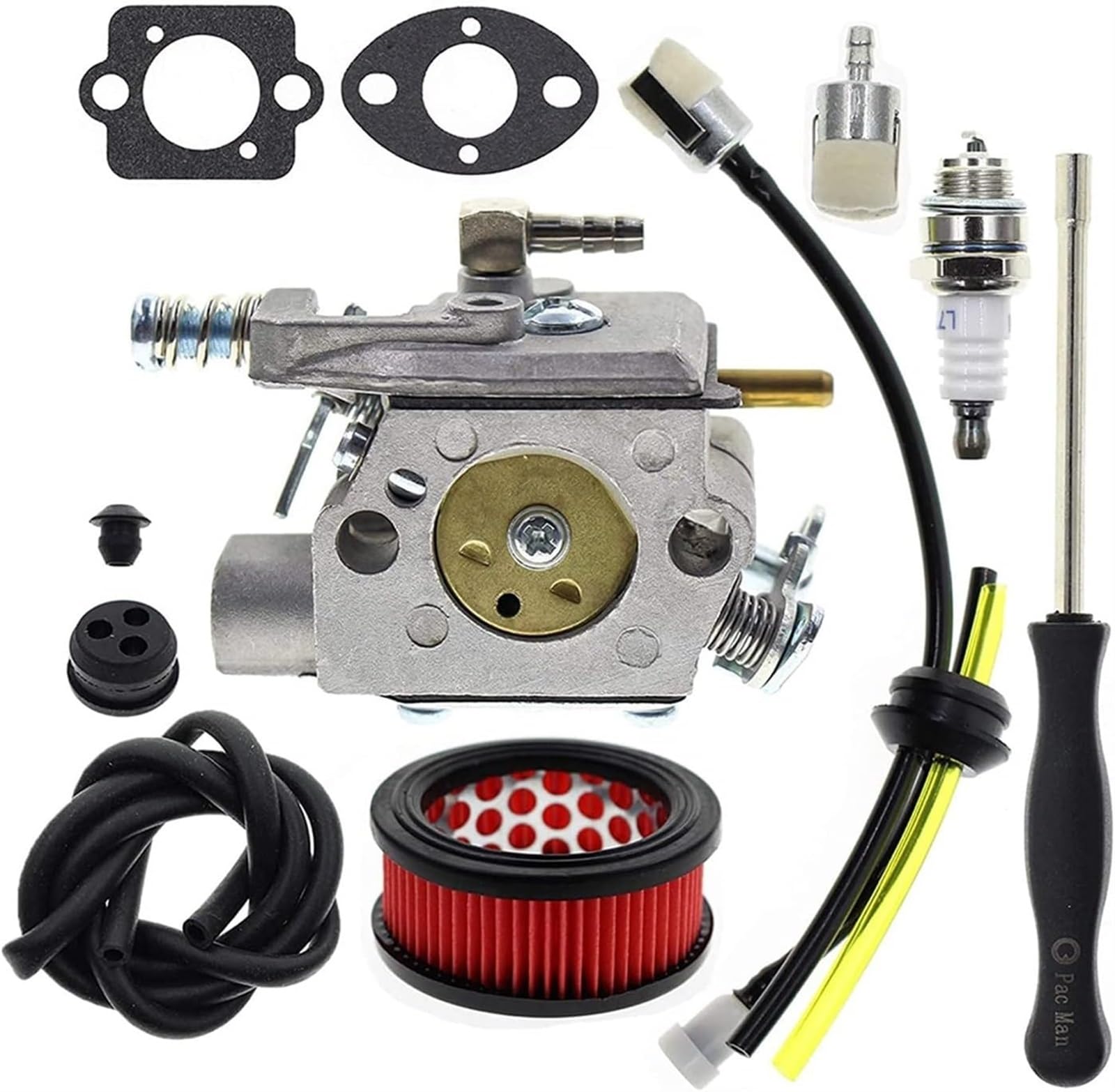 Carburador para desbrozadora Para piezas de motor para motosierra Para Echo CS510 CS520, piezas de repuesto, carburador, motosierra, WT-594, carburador carburador para desbrozadora(Rear Right)