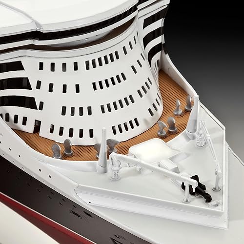 Miniatura 4 de Revell 05231 Ocean Liner Queen Mary 2 1:700 Scale Kit de modelo de plástico sin construir/sin pintar