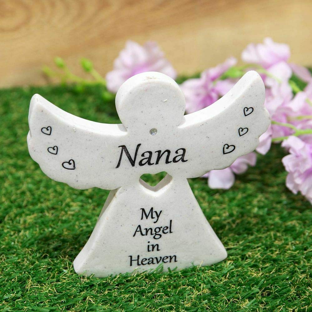 Figurine pour tombe Ange Nanna Widdop Thoughts of You ornement résistant au gel