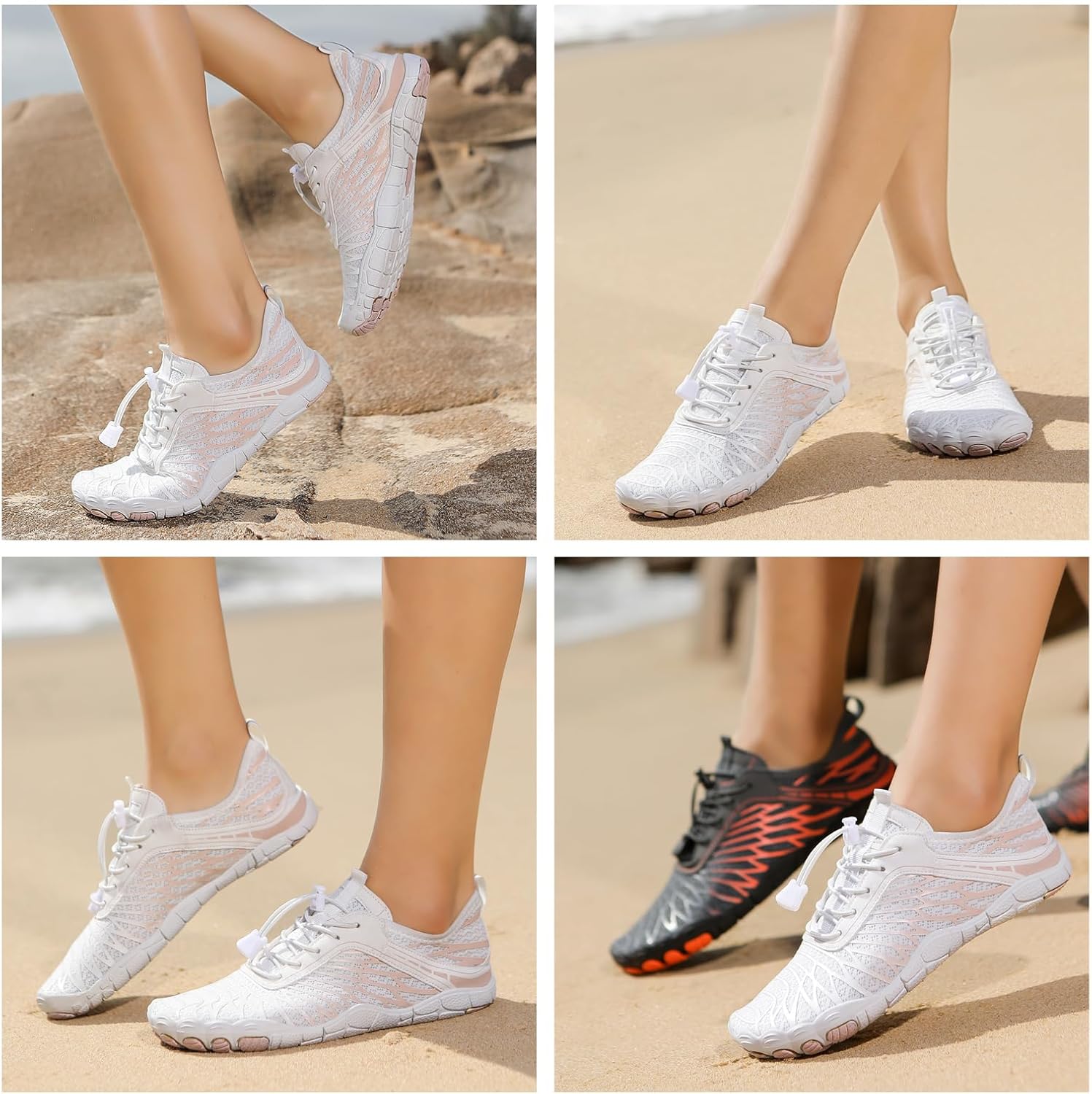 Barefoot Water Shoes for Women Men,Quick Dry Pro Barefoot Shoes with Wide Toe Box Healthy, Unisex Non-Slip Athletic Outdoor Hiking Footwear