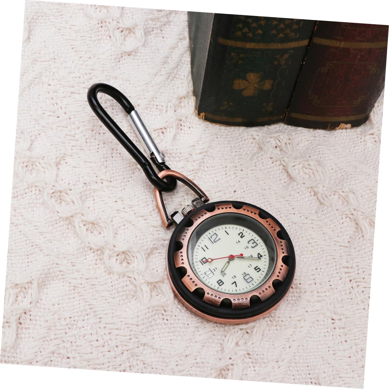Fluorescent Backpack Fob Watch with Quartz Movement for Hiking