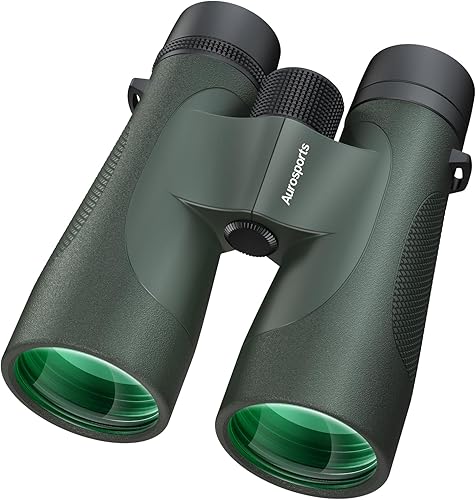 Miniatura 10 de Aurosports Prismáticos impermeables de 15 x 52 pulgadas para adultos, visión grande, binoculares de alta potencia con relleno de nitrógeno IPX7