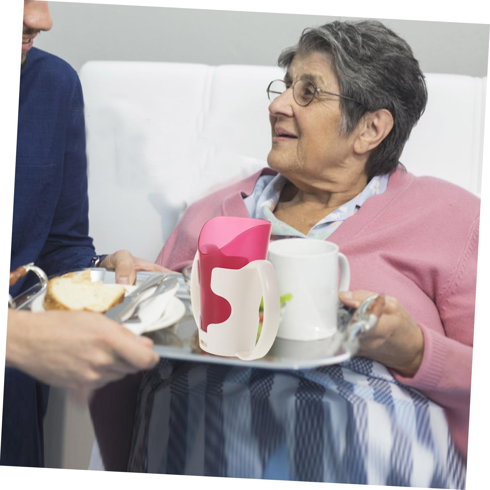 Alipis 5 Piezas Taza De Cuidado De Ancianos Copas De Estadio Taza De Sopa Taza del Paciente Taza De Bebida De Maternidad Copa De Rehabilitación Bol Taza De Agua para Ancianos El Plastico