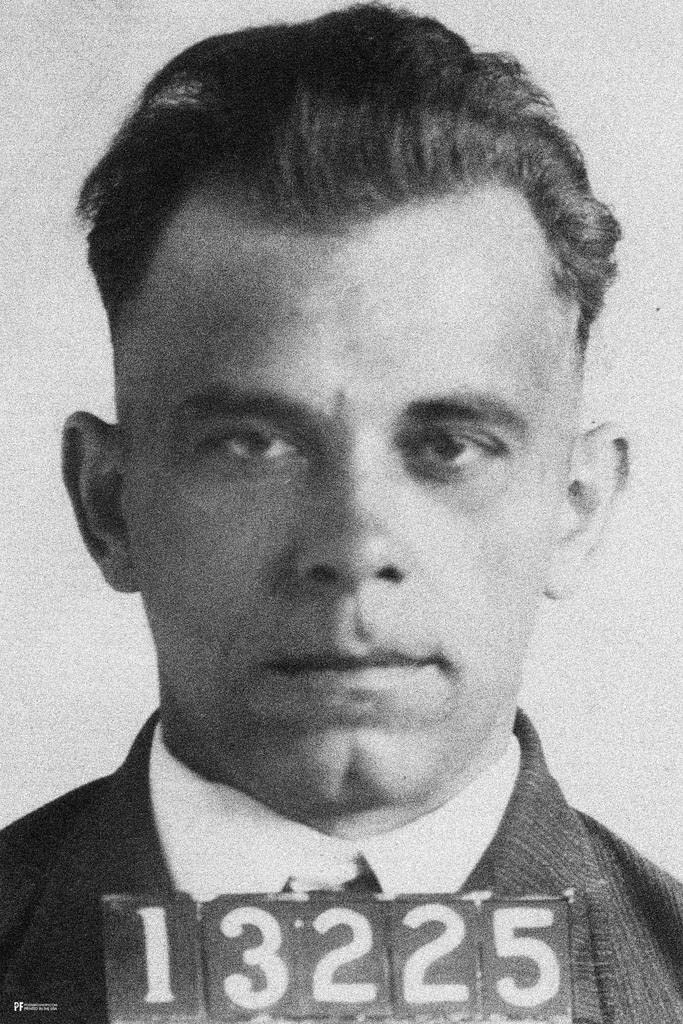 Amazon.com: John Dillinger Mug Shot Old School Gangster Famous