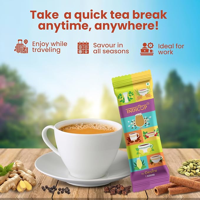 Té instantáneo masala chai 10 sobres miniatura 7