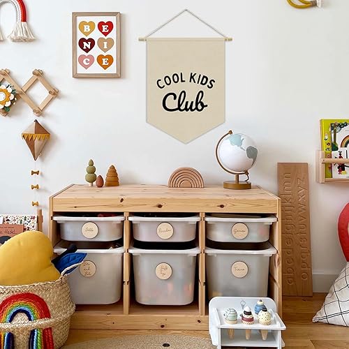 Miniatura 52 de Decoración de pared azul marino para habitación de niños, decoración de pared para dormitorio de niños, decoración de habitación de niños, Azul