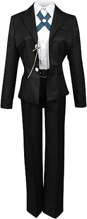 Mens Black School Uniform Suit Outfit Cosplay Costume