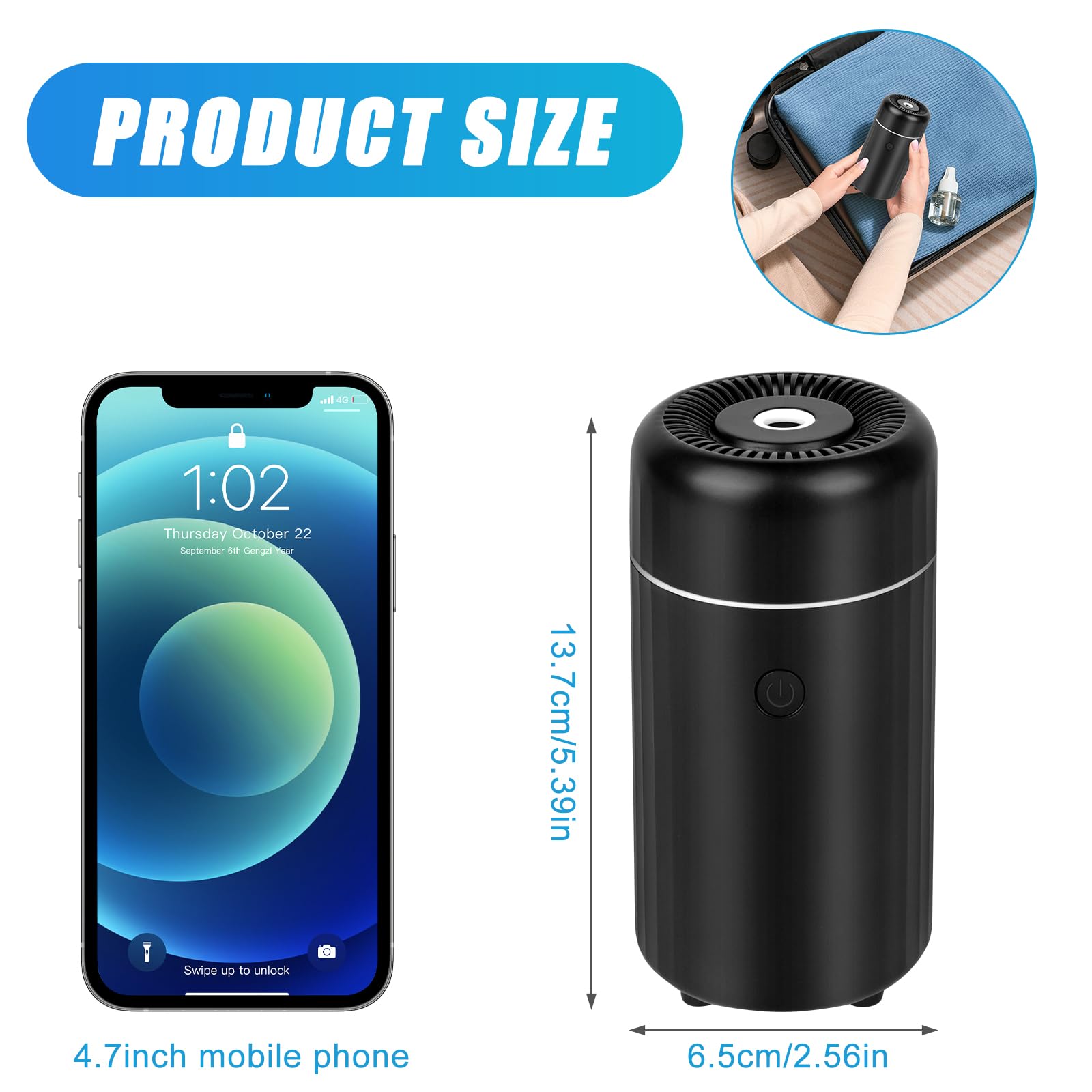 Spray aromaterapico intelligente per auto - Deodorante per auto
