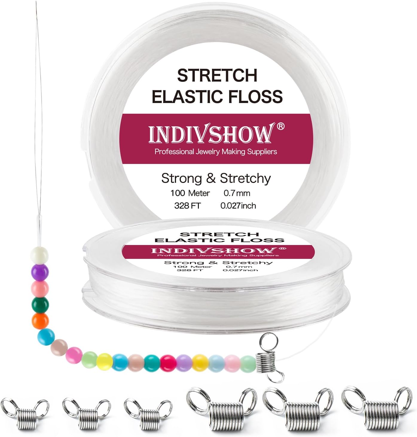 Elastic String for Bracelets, Transparent Elastic Cord for