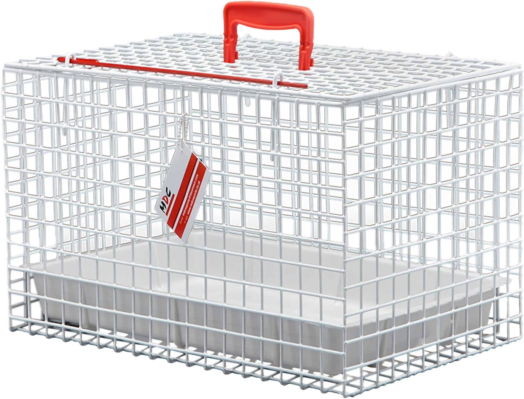 MDC Large Pet Carrier for Travel – Top Opening Pet Crate for Kittens, Cats & Small Dogs – Spacious Mesh Pet Travel Basket – Ideal for Vets, Car Journeys & Catteries – Easy Clean Base