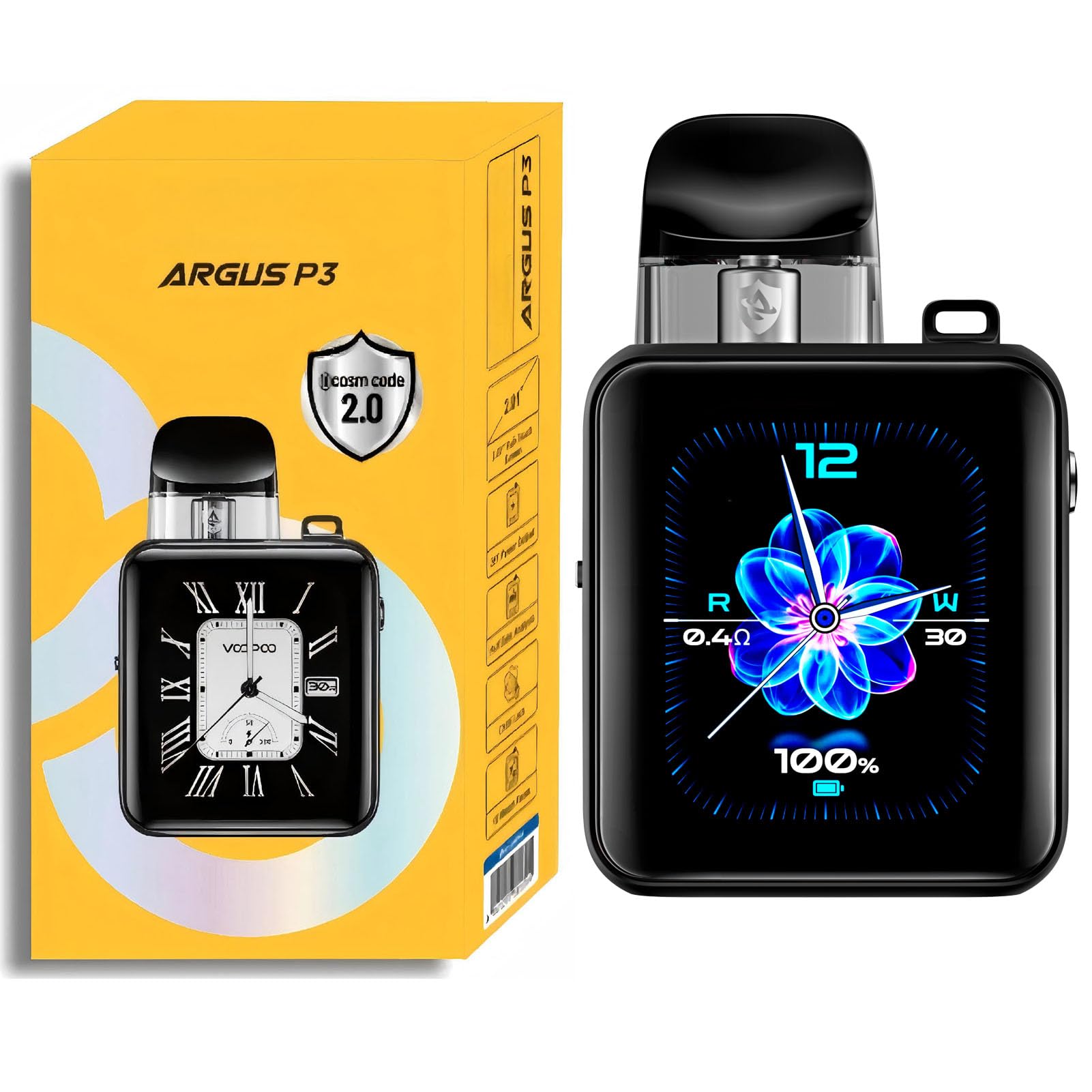 For VOOPOO Argus P3 Kit Buiilt in 1500mAh Battery, 2 ml No Nicotine