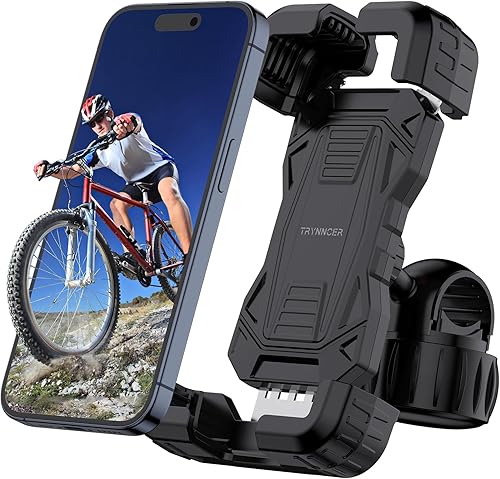 Soporte de montaje para teléfono de bicicleta de instalación rápida, soporte ajustable para teléfono celular para bicicleta eléctrica, motocicleta,