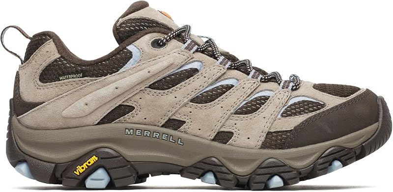 Merrell Women's Moab 3 Waterproof Hiking Shoe, Brindle 1, 8.5
