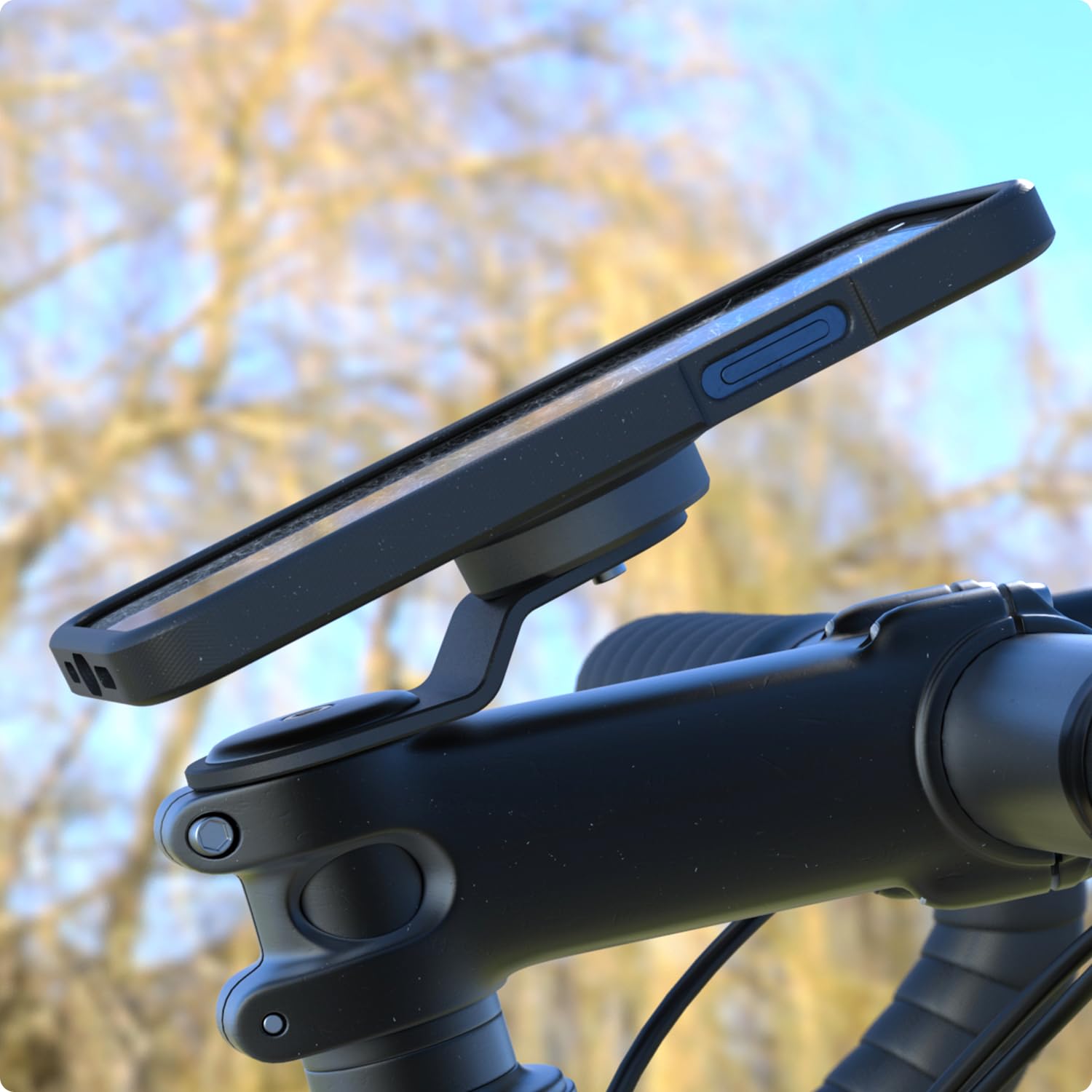 Soporte Movil Bicicleta Montaña, Sincetop Soporte Movil Bici con Adaptador y Ultra Bloqueo, Mejorado Aluminio Porta Movil Bicicleta Universal para iPhone 14 13 Pro MAX Plus Samsung y Otros Telefono