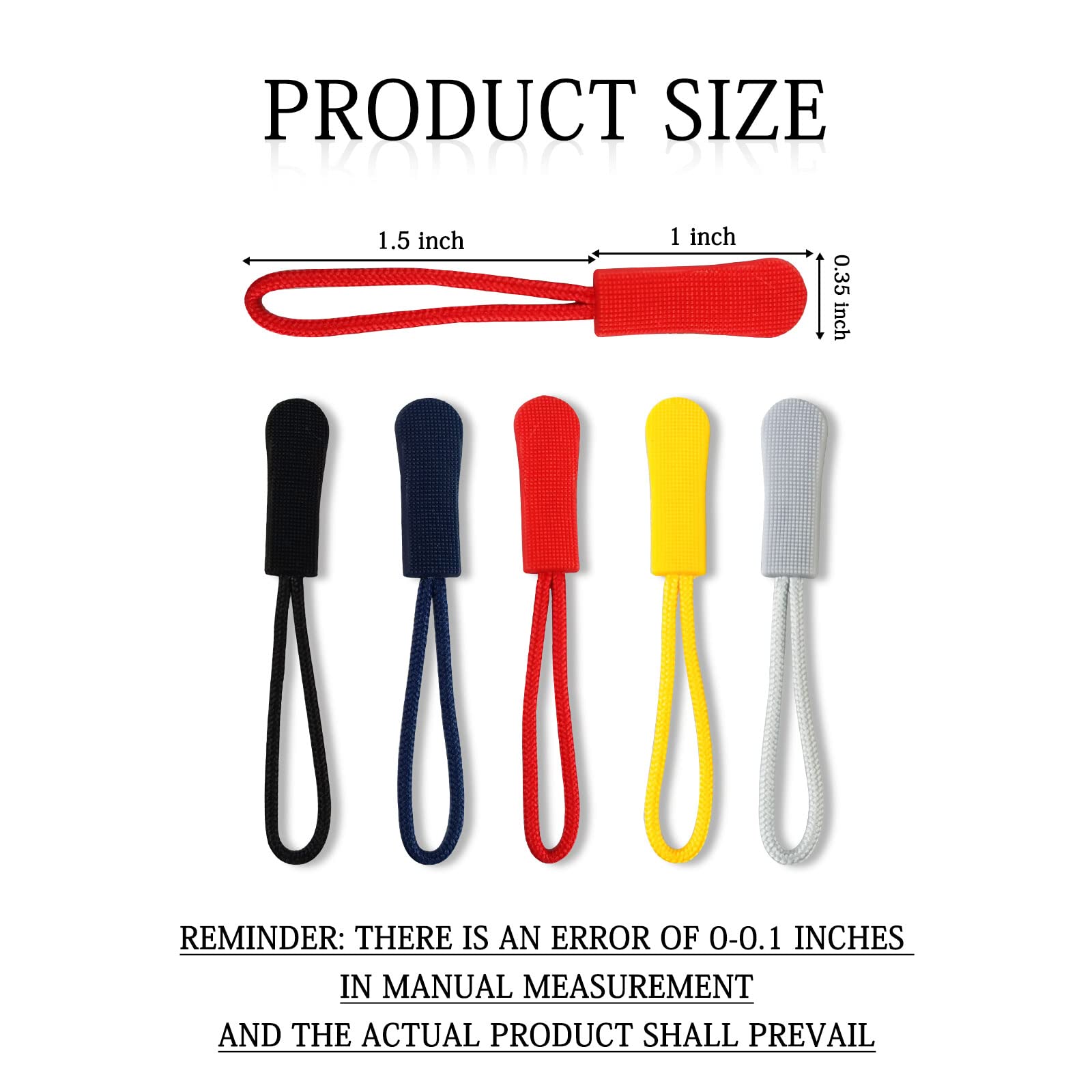 Tirette De Fermeture éclair Fixe, 10/20/50 Pièces, Tirette De Fermeture