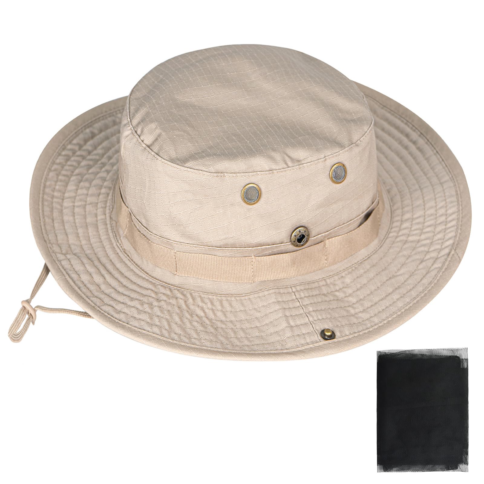 Rosoz Sun Hats for Men Women Bucket Hat UPF Protection Wide Brim Boonie Hat