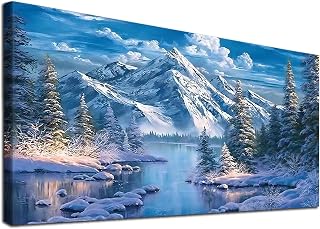 Square 5D Diamond Painting Kits for Adults, Large Landscape Diamond Art Kits Full Drill Diamond Painting Kit for Adult Beginners, DIY Crystal Picture Art for Home Wall Decor 40x70CM/15.8x27.6in