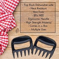 Vista 5 de Garras de carne para triturar. Garras de barbacoa de Santa. Divertidos regalos de Navidad para hombres, papás, parrilleros, jefes, novios. Garras