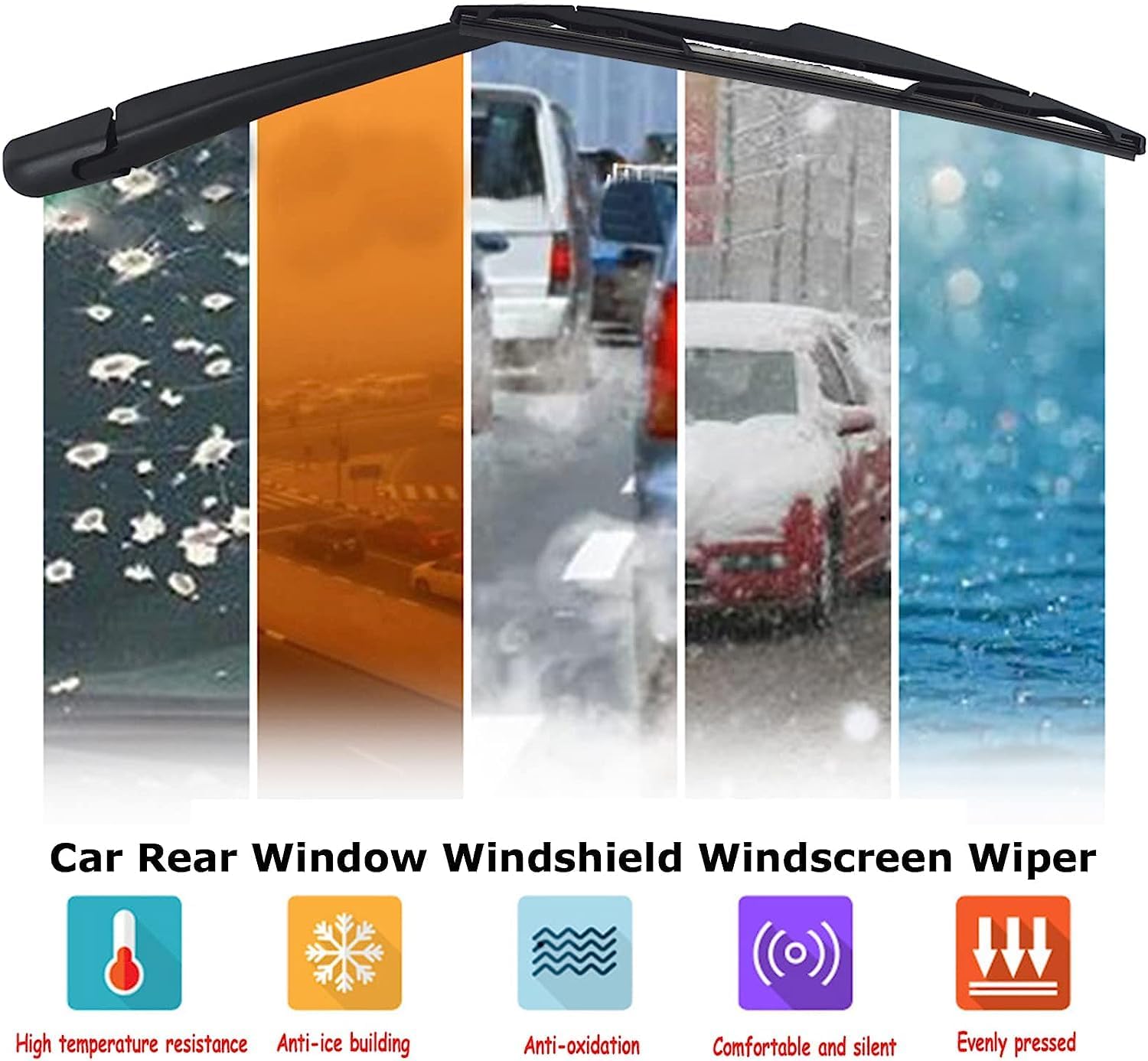 TUBIC Tergicristallo Parabrezza per BMW X5 G05 2019 2020 2021 26"+20",Auto Anteriore e Posteriore Tergicristalli per Parabrezza Ricambio Accessori