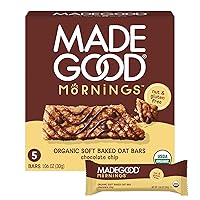 Vista 10 de MadeGood Morning Barras de arándanos, 5 unidades, 4.25 onzas, aperitivos orgánicos