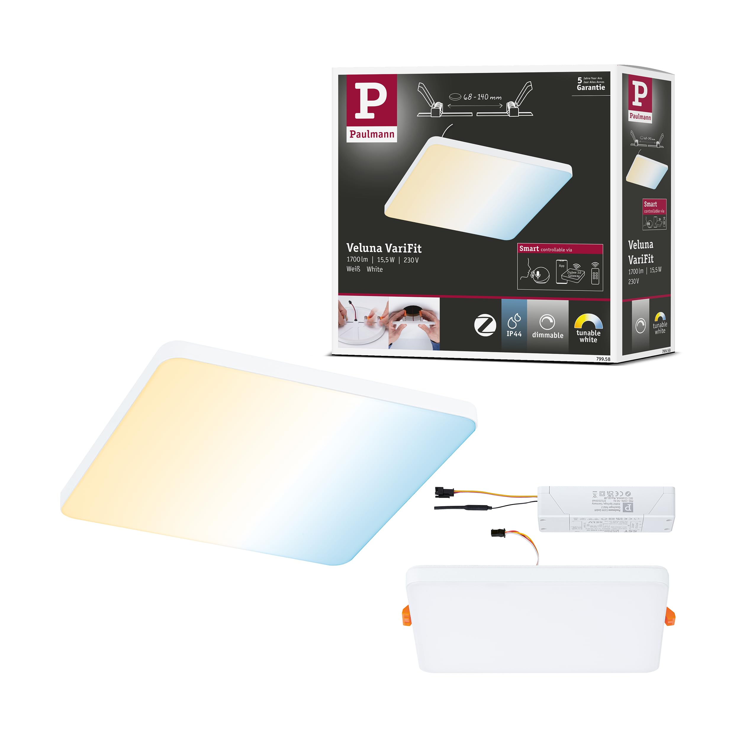 Veluna 1-Light 16cm LED Flush Mount
