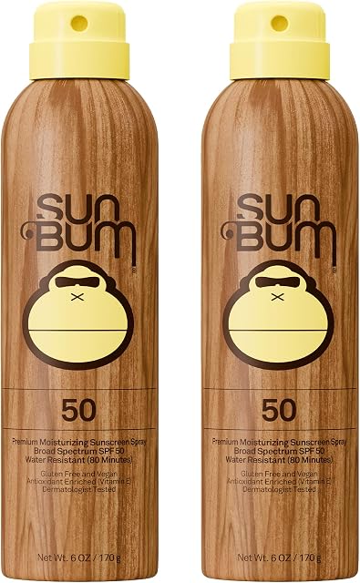 Sun Bum Original SPF 50 Broad Spectrum Sunscreen Body Spray (2-Pack)