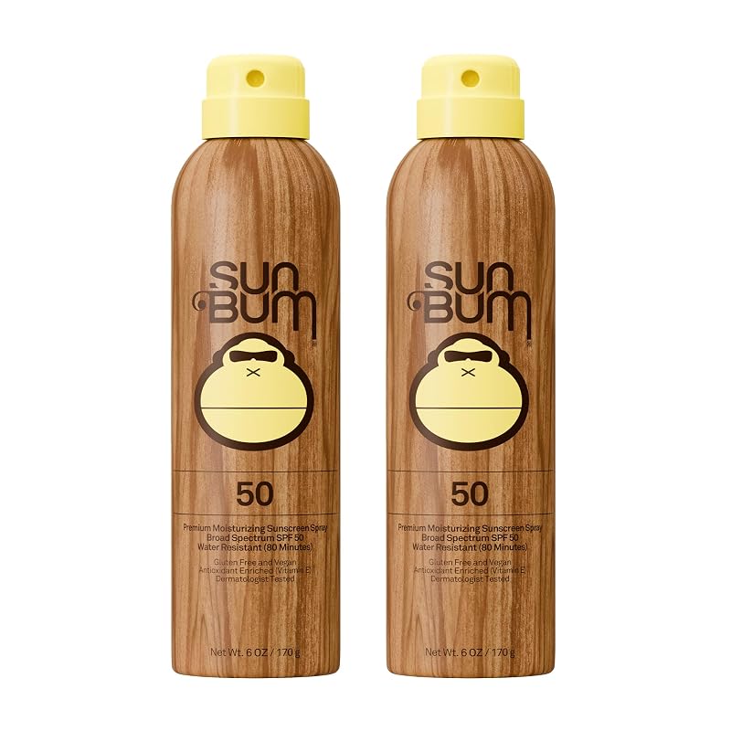 Protetor solar corporal em spray Sun Bum Original SPF 50, Pacote com 2 frascos de 177 mL