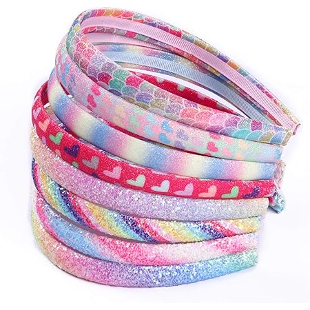 Rainbow Headbands 8 Pcs Sweet Hairband 