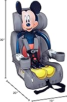 Vista 8 de KidsEmbrace 2-in-1 Car Seat Forward-Facing Harness (26.5–65 lbs) & Booster Mode (40–100 lbs) Latch Premium Fit with Multi-Position Headrest