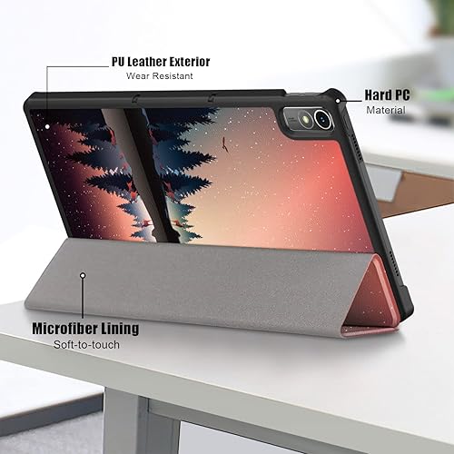 Miniatura 5 de Funda para Lenovo Tab P11 Gen 2 (11.5 pulgadas) TB-350FUTB-350XC lanzada en 2023  Trifold Shell Slim Lightweight Stand Auto WakeSleep Folio Cover