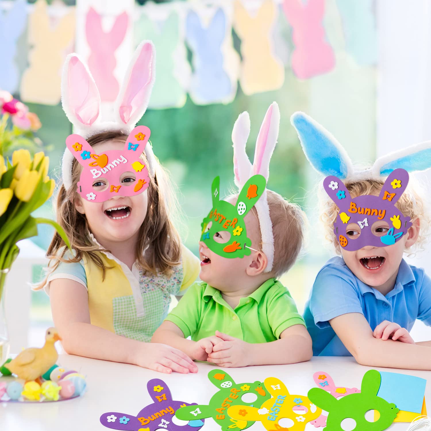 Diy Rabbit Mask Kit Bunny Mask Ideas