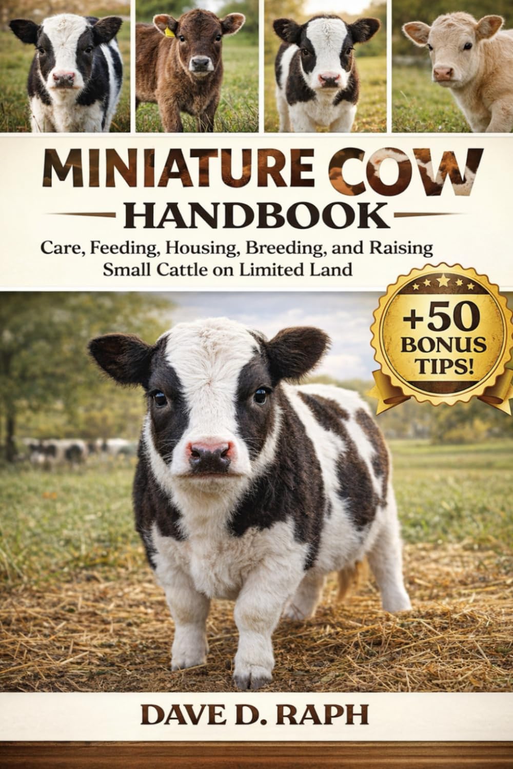 Miniature Cow Handbook: Care, Feeding, Housing, Breeding, and Raising Small Cattle on Limited Land