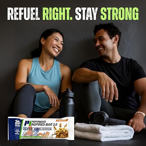 Miniatura 9 de Performance Inspired Nutrición - Barra de proteína 2.0 - Contiene - 0.71 oz de proteína - Fibra 6G - 0.14 oz MCT - 1 mil millones de probióticos CFU