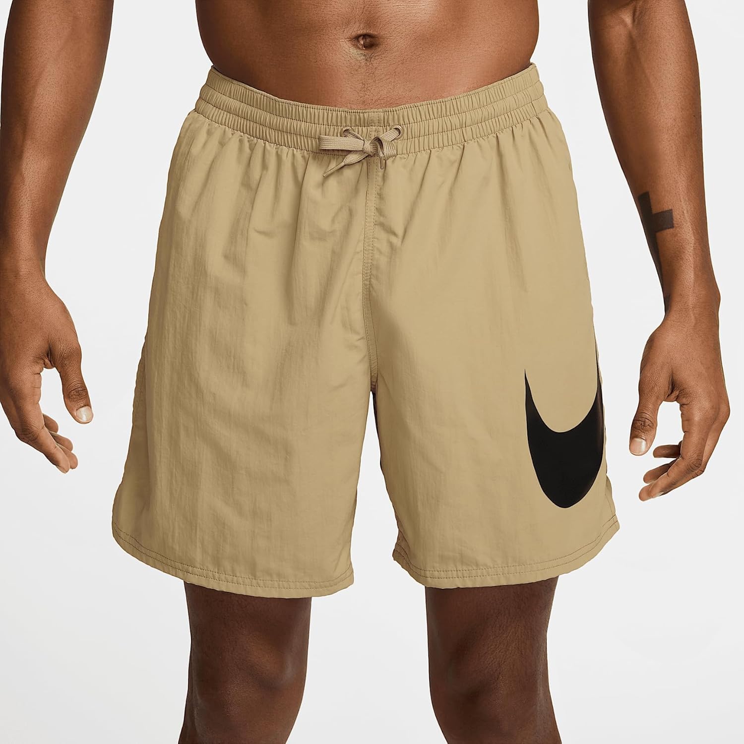 Nike Swim Breaker Men's 7" Fully Lined Volley Shorts (Parachute Beige) Size Large